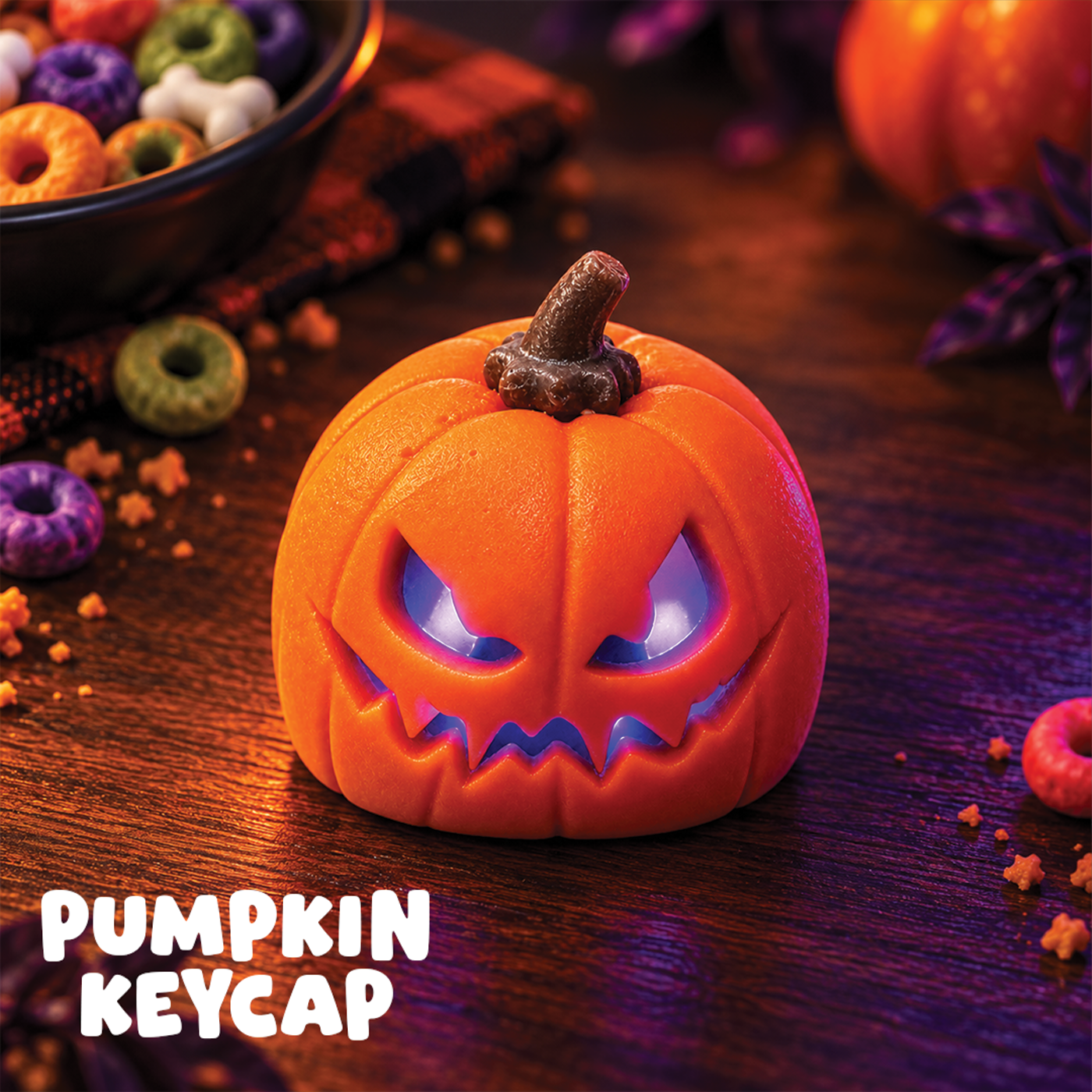 Pumpkin keycap sourced for the Cereal Killer Halloween collection